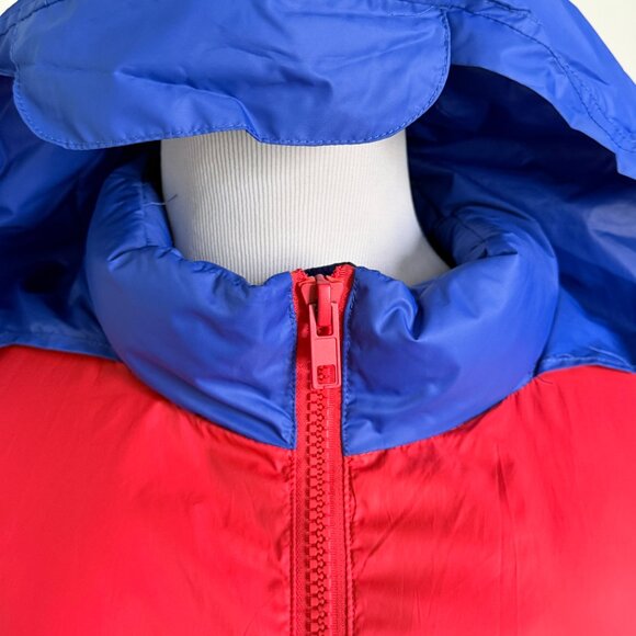 dELiA*s Bright Rainbow Puffer Coat with Roll Up Hood - Picture 6 of 13